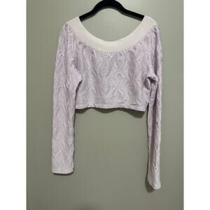NWT Free People Oakley Crop top. orchid XL
